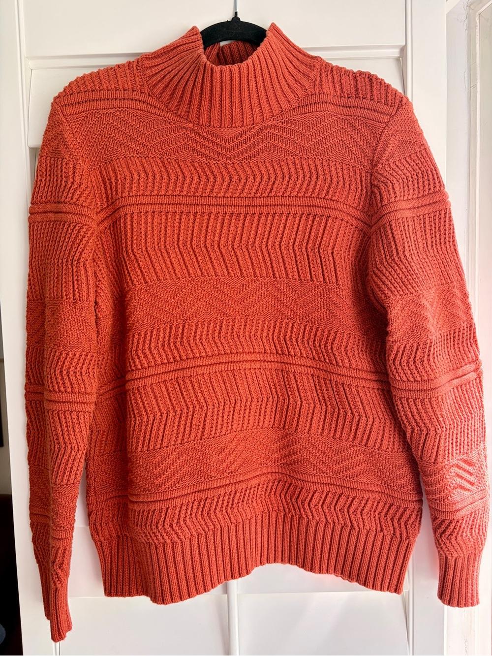 Pendleton Women’s Chunky Mock Neck Sweater - Rust